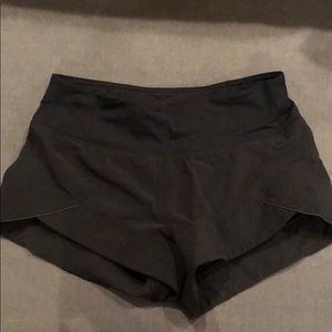Lululemon black size 4 workout shorts